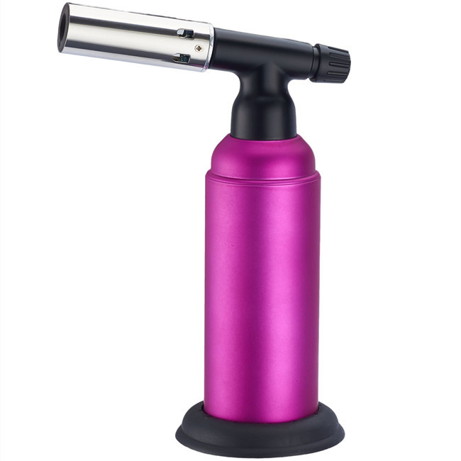 Dernière affaire concernant Chalumeau Butane Cuisine Rechargeable Double Feu Chalumeau De Cuisine Réglable Flamboyant Desserts Crème Brûlée BBQ